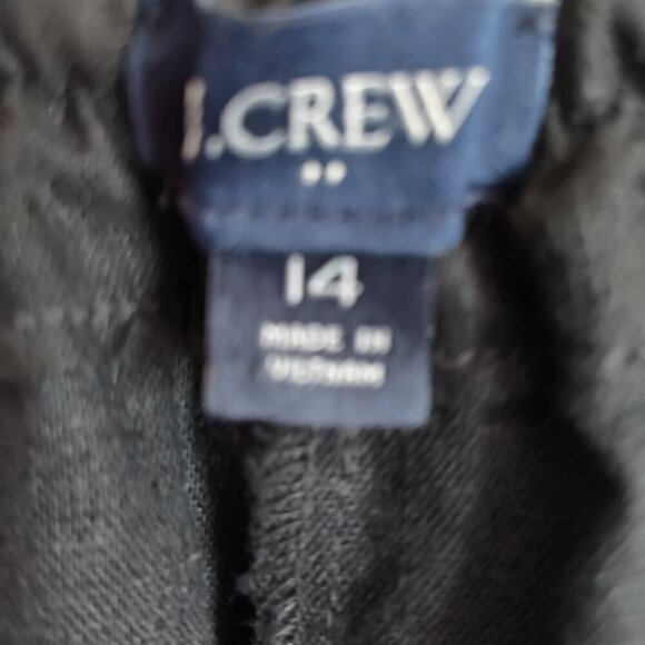 Ladies SZ 14 J Crew Factory Black Linen Blend Short - Picture 3 of 3